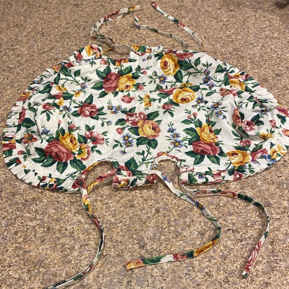 Longaberger Cake Basket Fabric Garden Splendor Floral Liner USED - Picture 9 of 17